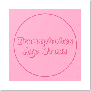 Transphobes Are Gross - Anti Transphobia Posters and Art